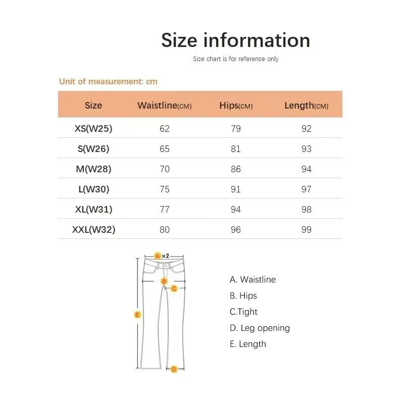 Women’s Mid-Waist Thick Skinny Jeans – Winter Stretch Pencil Denim Pants