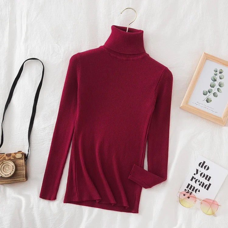 AOSSVIAO Slim Fit Turtleneck Autumn/Winter Sweater