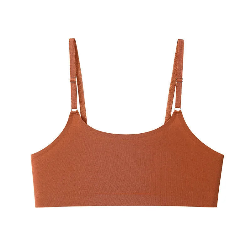 Women's Ice Silk Non-marking Bra Breathable Comfortable Non-steel Ring Sports Yoga Underwear