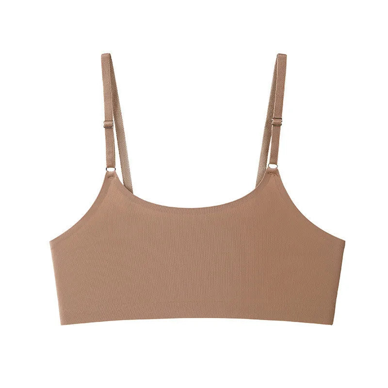 Women's Ice Silk Non-marking Bra Breathable Comfortable Non-steel Ring Sports Yoga Underwear